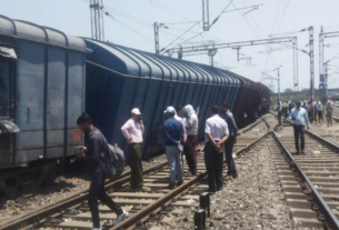 Goods Train Derailed: