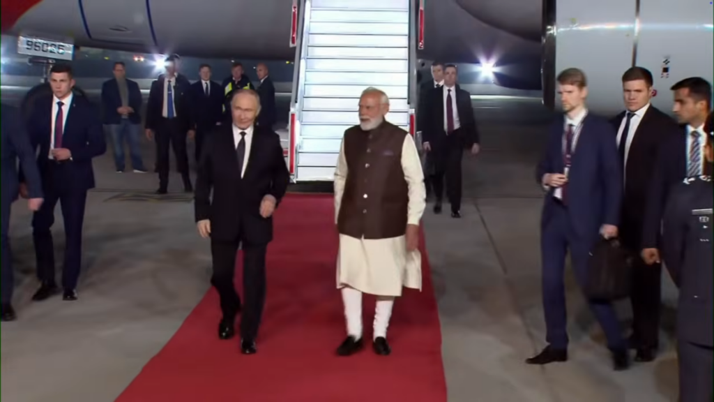 Russian President Putin in India
