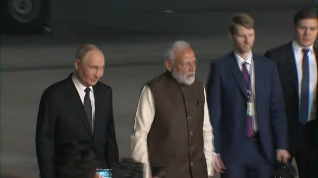 Russian President Putin in India