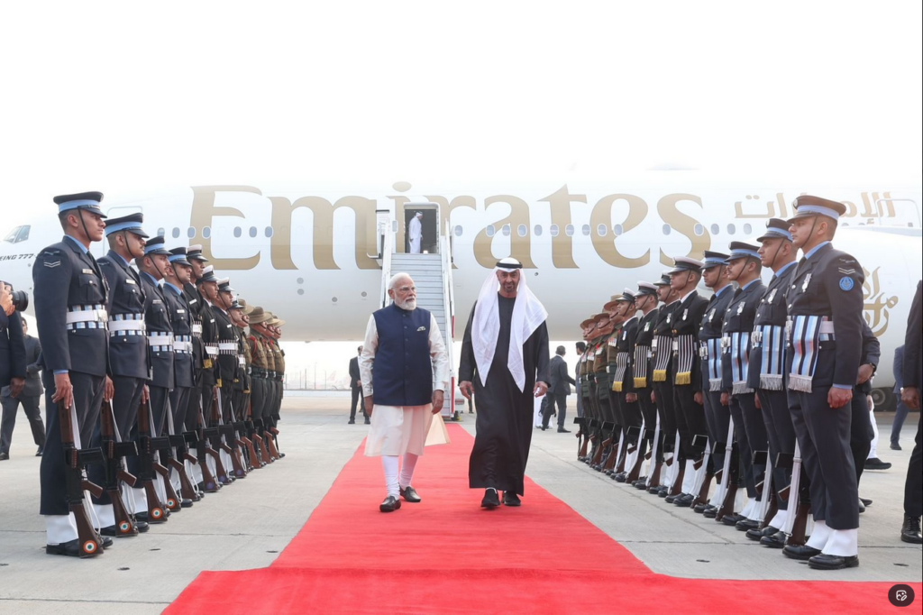 UAE President India Visit