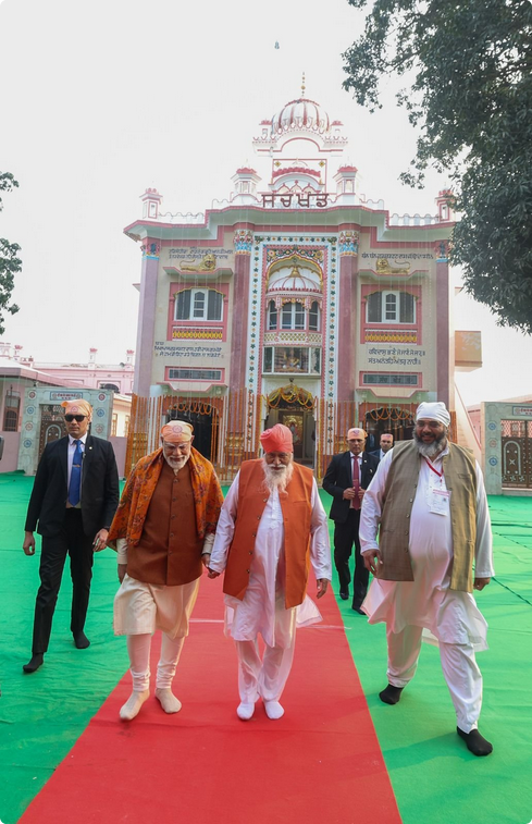 PM Modi Dera Sachkhand Ballan