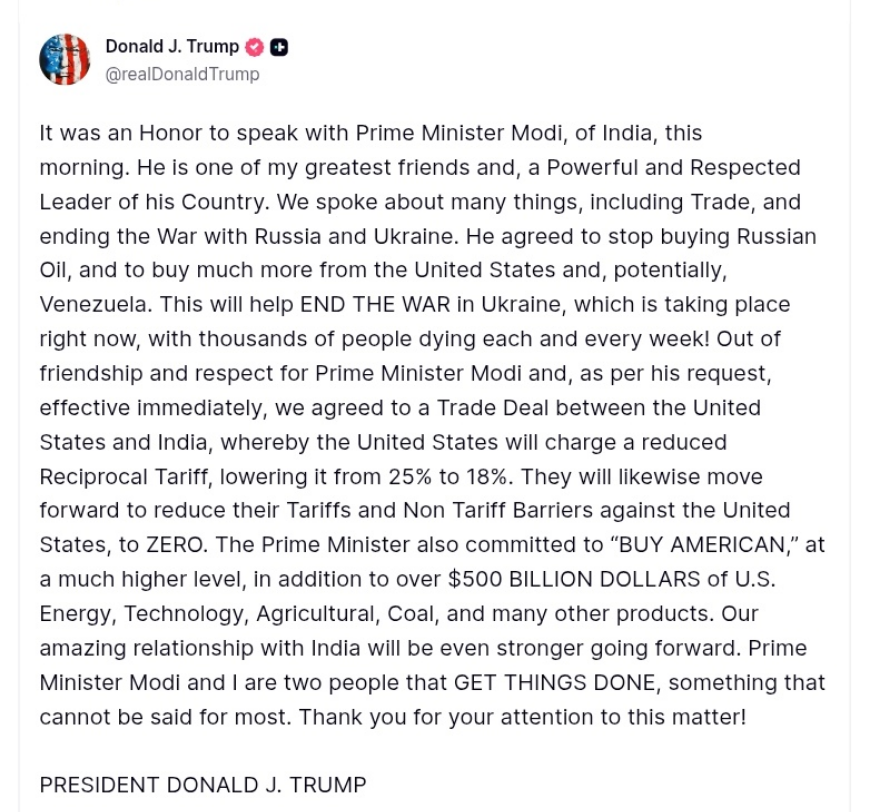 India US Trade Deal 2026