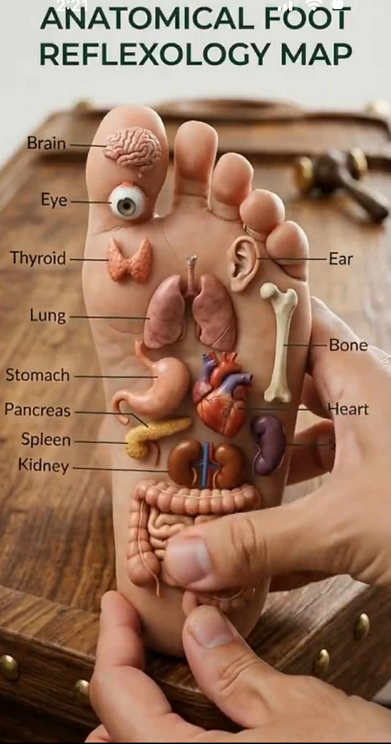 Foot Anatomy & Reflexology Guide