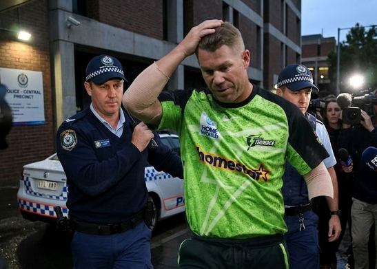 David Warner Arrested Sydney