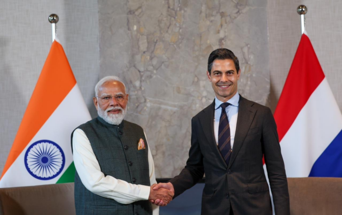 PM Modi Rob Jetten meeting