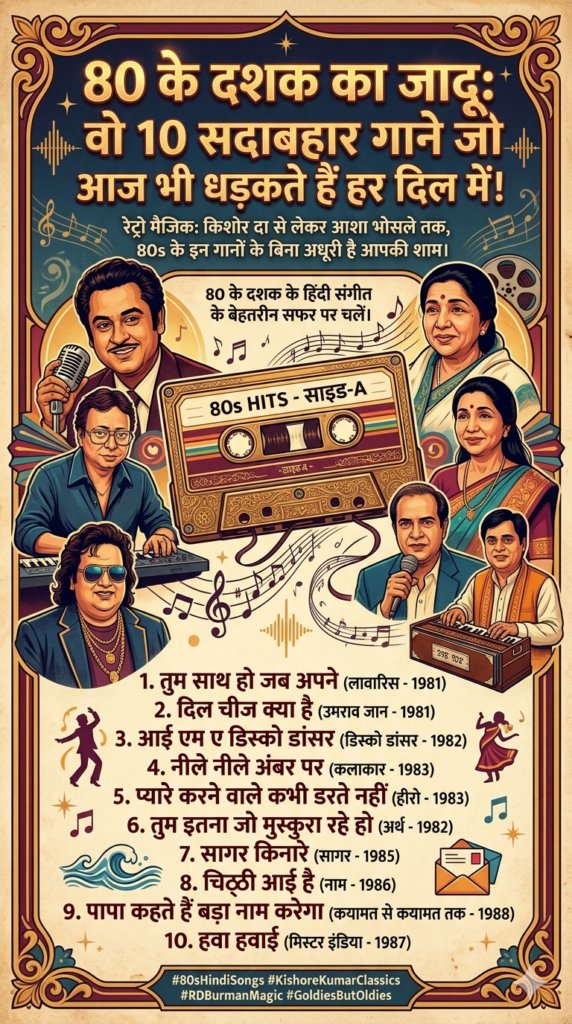 Best Hindi Songs of 80s