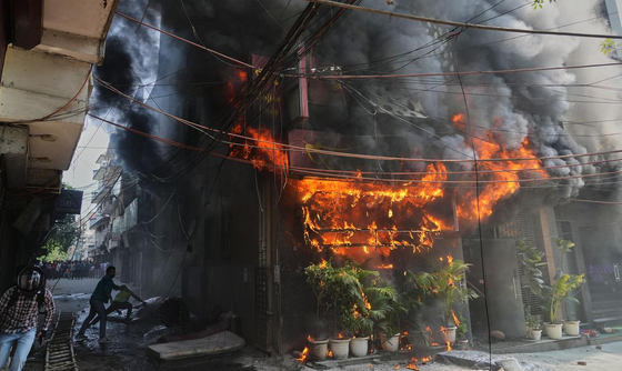 Delhi Hotel Fire