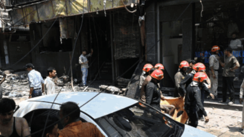 Delhi Hotel Fire