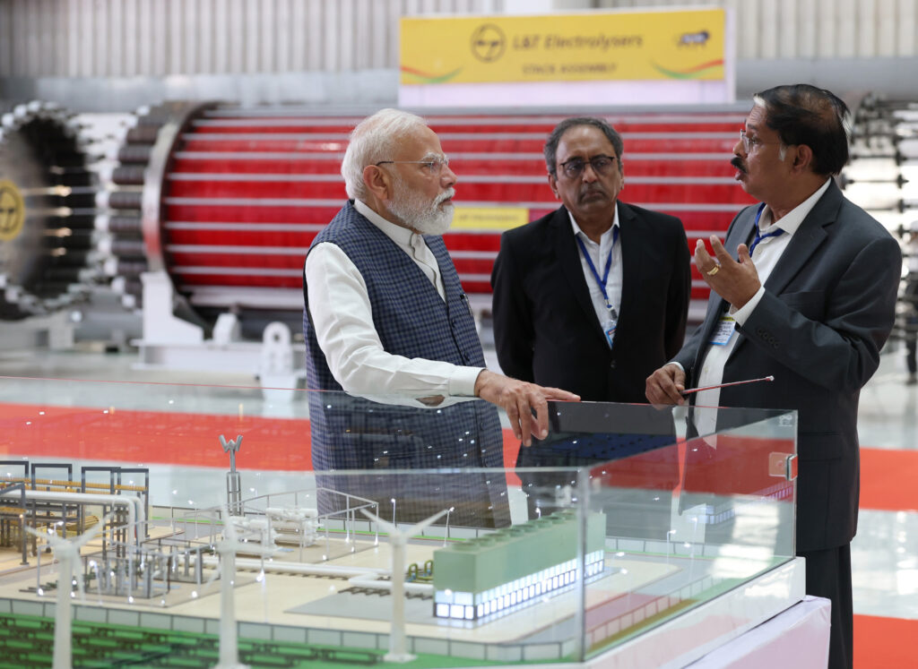 PM visits L&T plant at Hazira, in Surat, Gujarat on June 05, 2026.