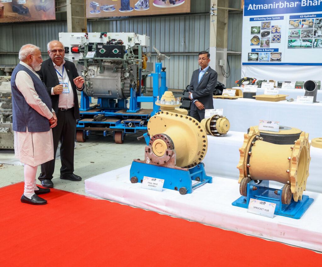 PM visits L&T plant at Hazira, in Surat, Gujarat on June 05, 2026.