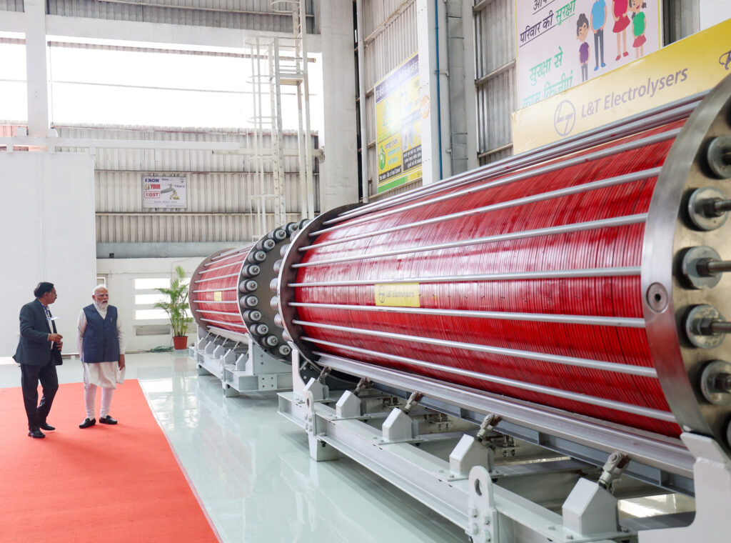 PM visits L&T plant at Hazira, in Surat, Gujarat on June 05, 2026.