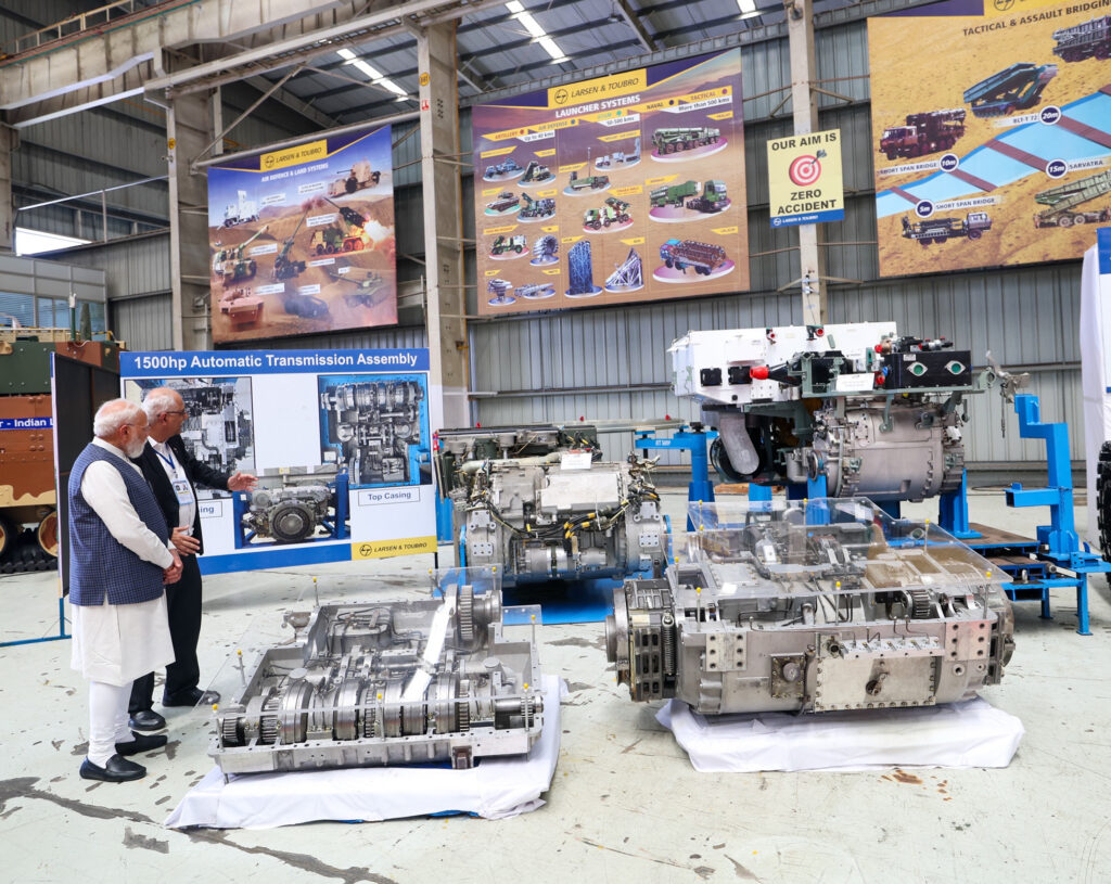 PM visits L&T plant at Hazira, in Surat, Gujarat on June 05, 2026.