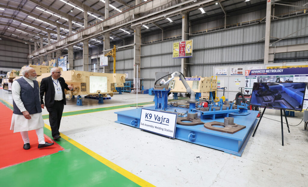 PM visits L&T plant at Hazira, in Surat, Gujarat on June 05, 2026.