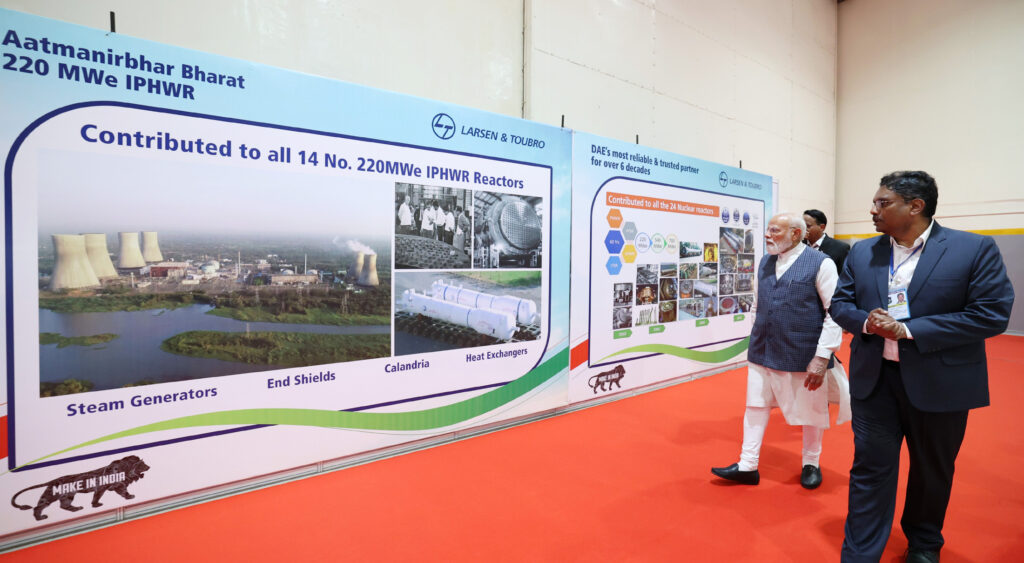 PM visits L&T plant at Hazira, in Surat, Gujarat on June 05, 2026.