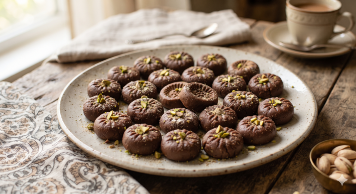 Chocolate Peda Recipe Chocolate Peda Recipe